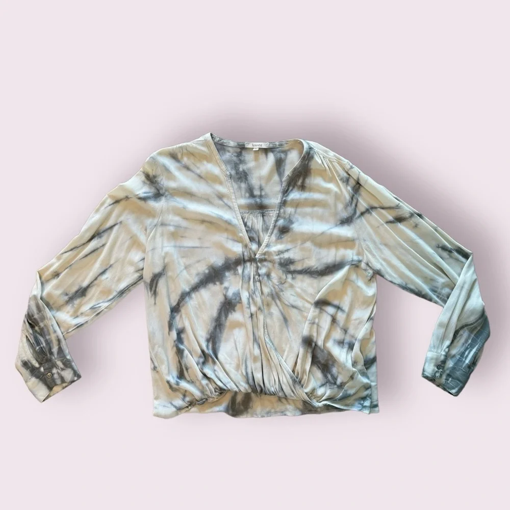 Splendid Tie Dye Blouse Size M